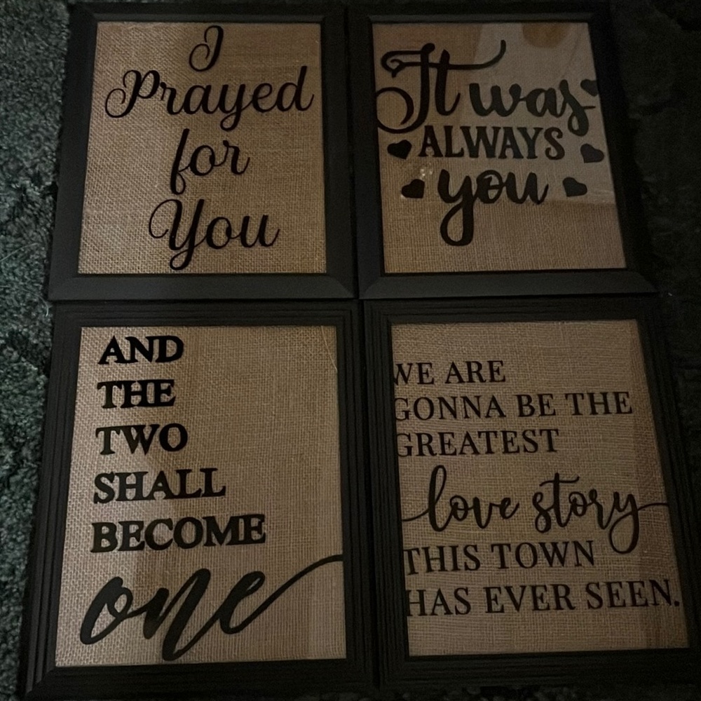 Wedding signs